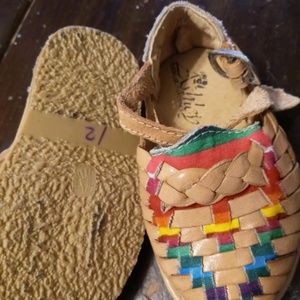 Leather Baby Moccasins-Size 2
